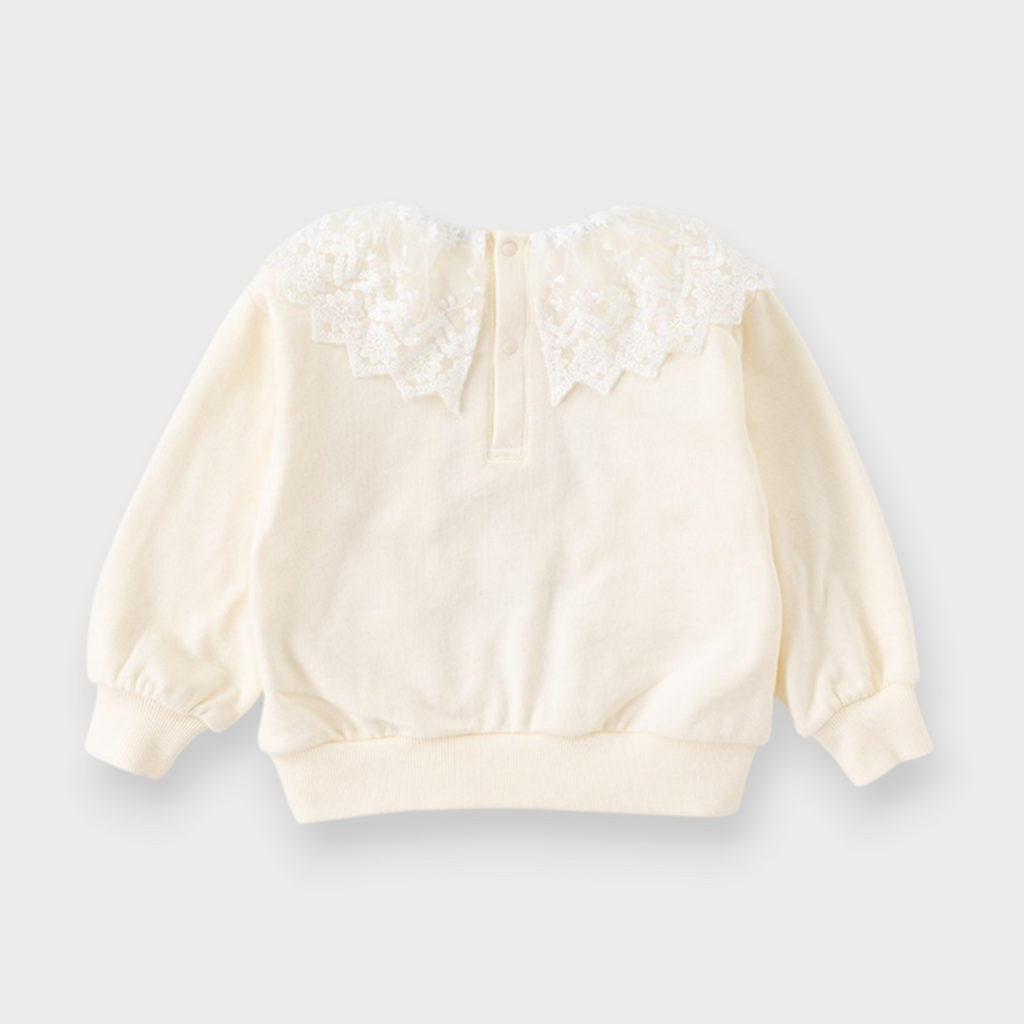 KIDS LACE BABY OUTERWEAR MEDIUM WHITE (90CM)