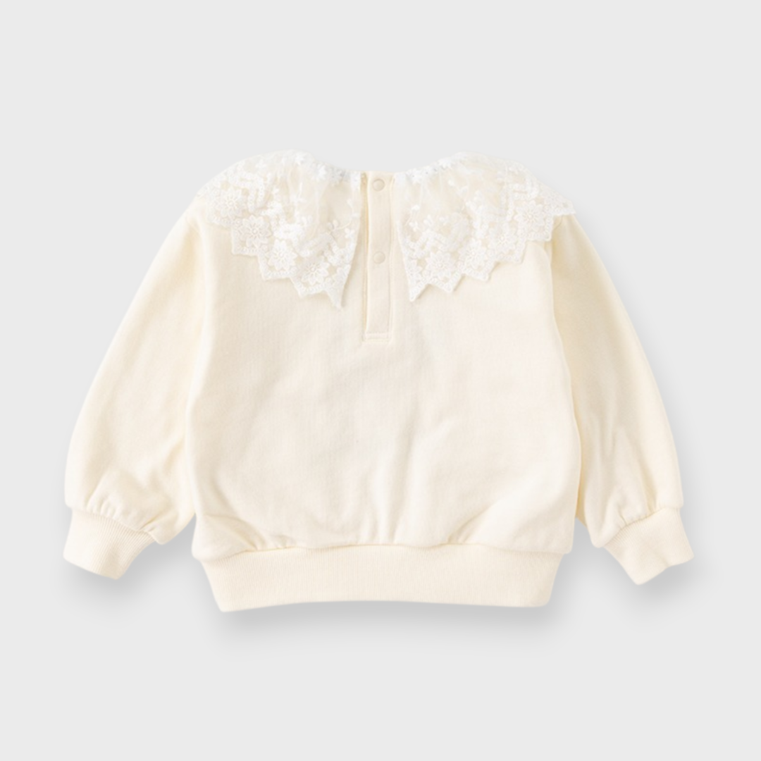 KIDS LACE BABY OUTERWEAR MEDIUM WHITE (90CM)