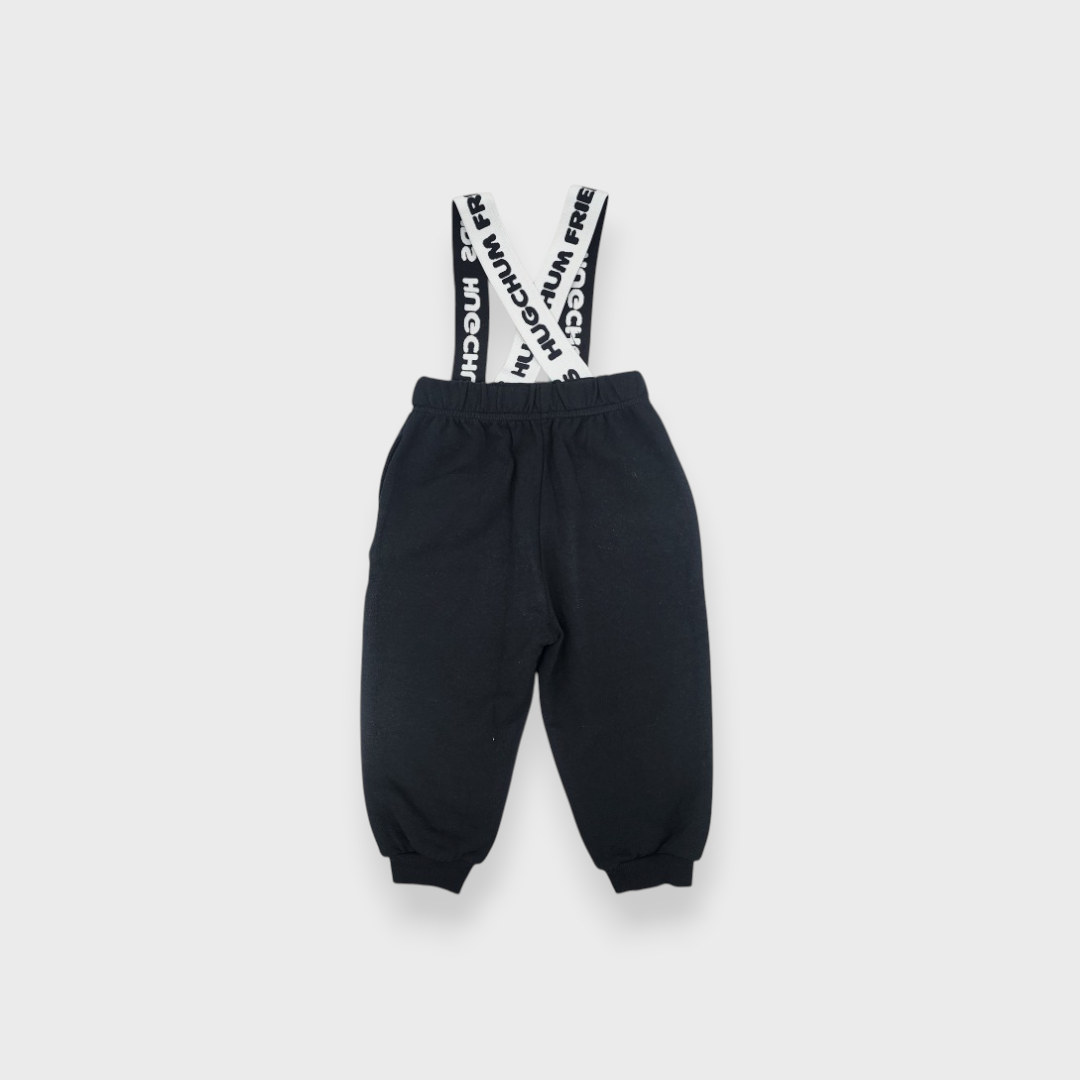 KIDS BABY PANTS MEDIUM BLACK (90CM)