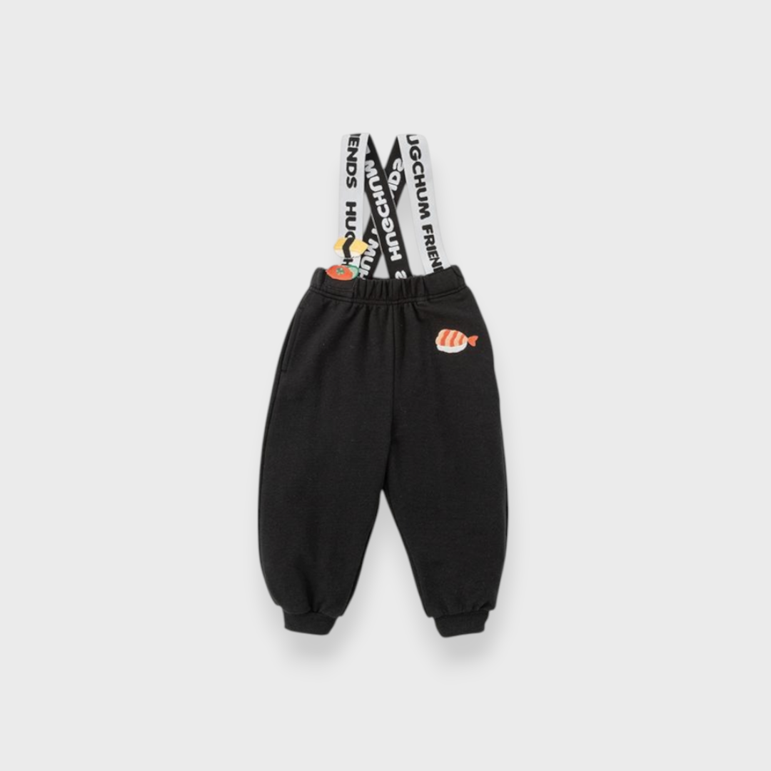 KIDS BABY PANTS MEDIUM BLACK (90CM)