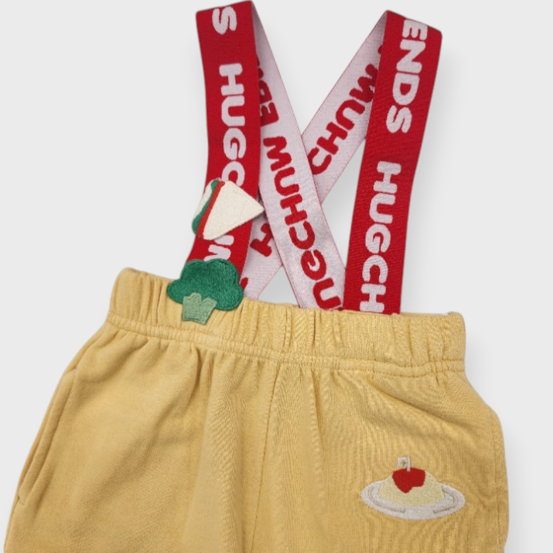 KIDS BABY PANTS MEDIUM YELLOW (90CM)