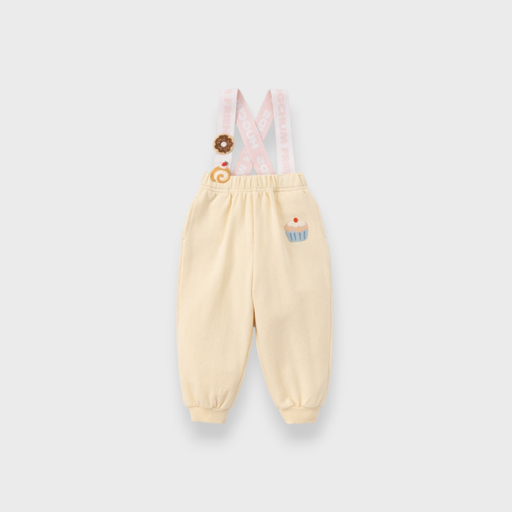 KIDS BABY PANTS MEDIUM LIGHT ORANGE (90CM)