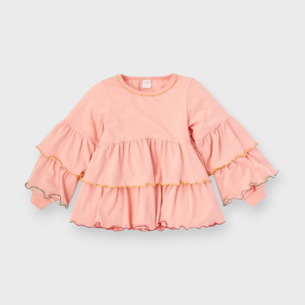 KIDS MELLOW HEM T-SHIRT MEDIUM PEACH (100-120CM)