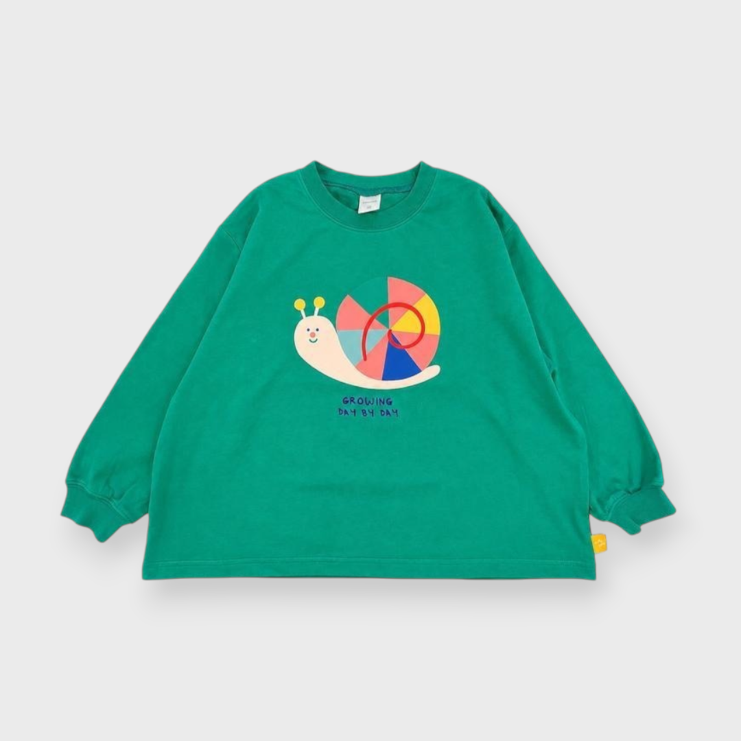 KIDS T-SHIRT MEDIUM GREEN (100-120CM)