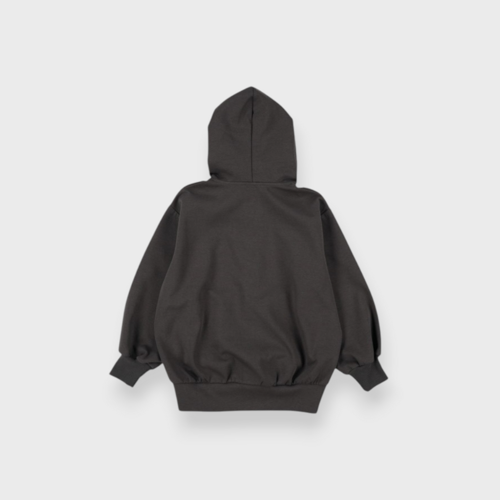 KIDS HOODIE MEDIUM BLACK (100-120CM)
