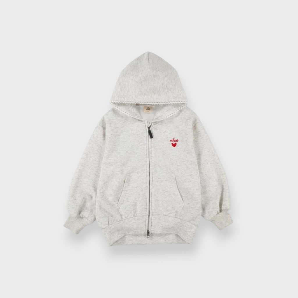 KIDS HOODIE MEDIUM WHITE (100-120CM)