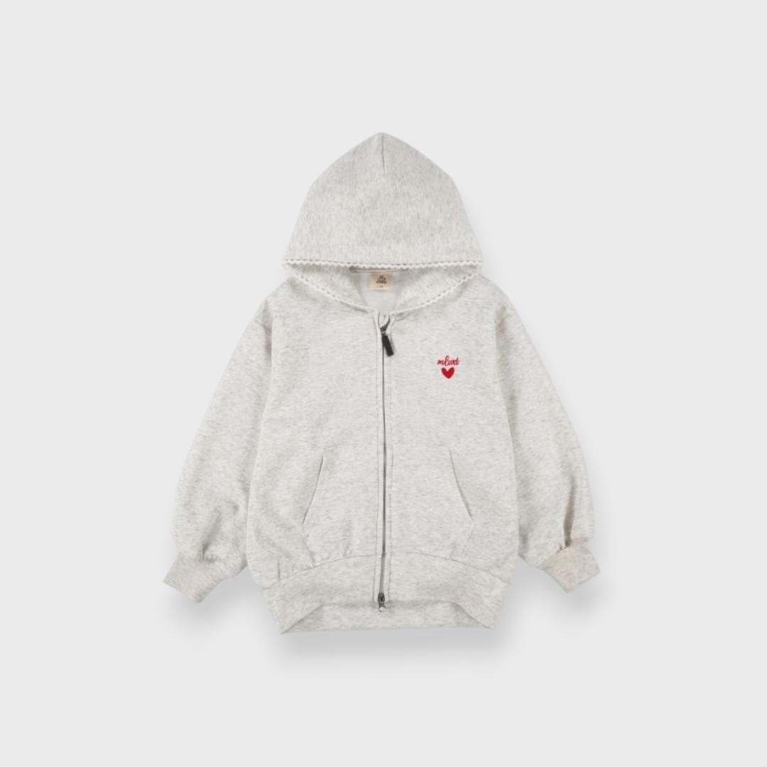 KIDS HOODIE MEDIUM WHITE (100-120CM)
